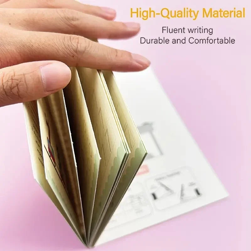 Reusable Copybook Drawing Toys for Children Montessori Pen Control Training Writing Sticker Learning Educational Toy Kids Gift